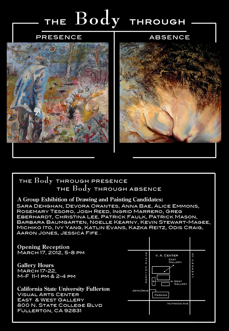 THE BODY THROUGH PRESENCE / THE BODY THROUGH ABSENCE flier