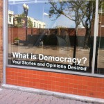 what is democracy window vinyl