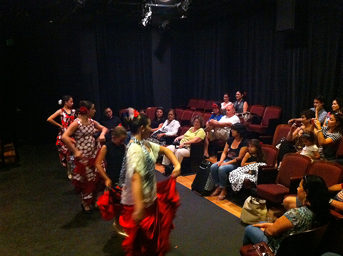 dancers from the Claudia de la Cruz Flamenco Institute 