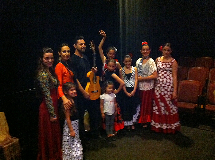 dancers from the Claudia de la Cruz Flamenco Institute group photo