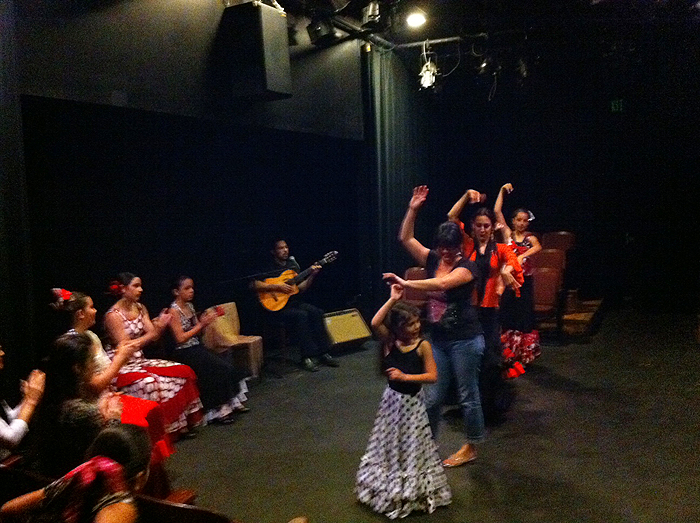 dancers from the Claudia de la Cruz Flamenco Institute alt