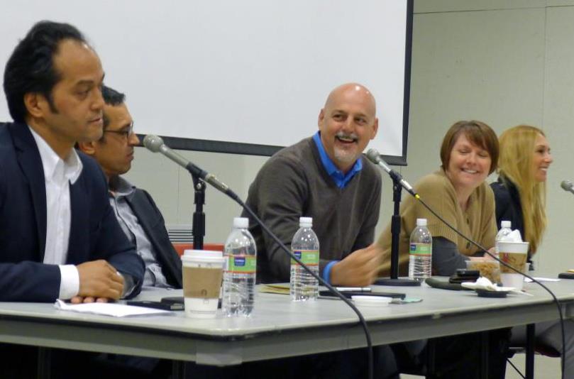 speakers at Forward Vision at Grand Central Art Center