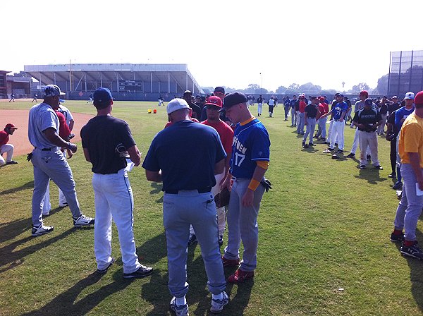 Major League Baseball tryouts