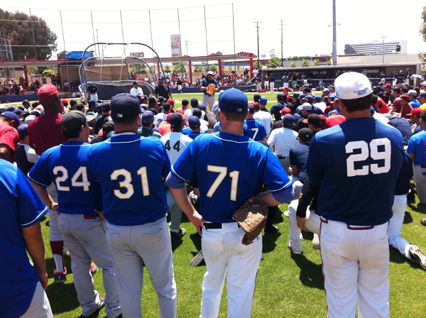 Major League Baseball tryouts