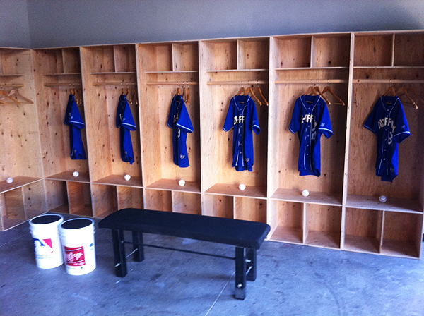 the team clubhouse