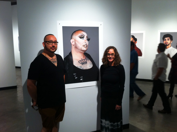 Danny with artist Naida Osline