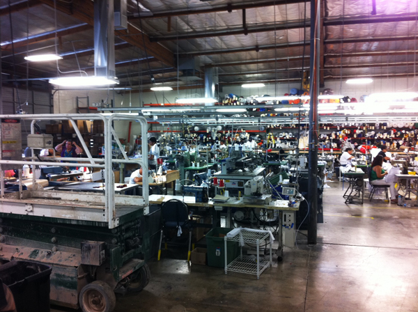 Victory Custom Athletic factory and headquarters in Chatsworth, CA