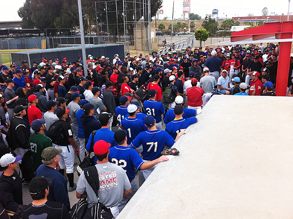 Major League Baseball tryouts