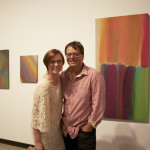 Cherry and Martin Gallery Owner Mary Leigh Cherry with artist Tony de los Reyes.