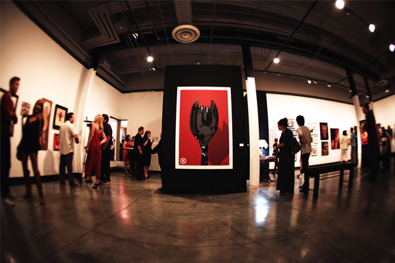 install shot of various artworks