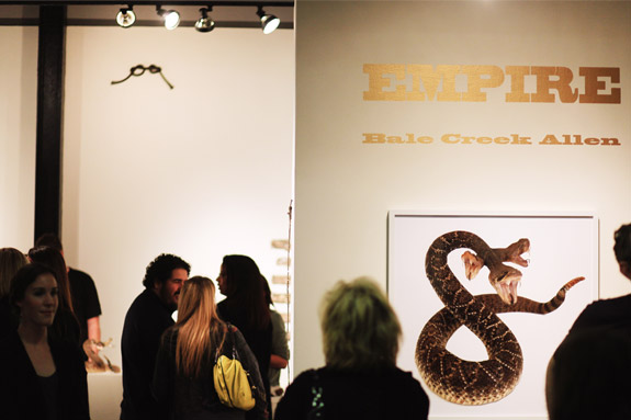 Empire Featuring artist-in-residence Bale Creek Allen