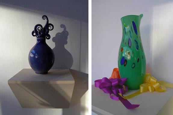 Two vases from the 2005 ceramics show.