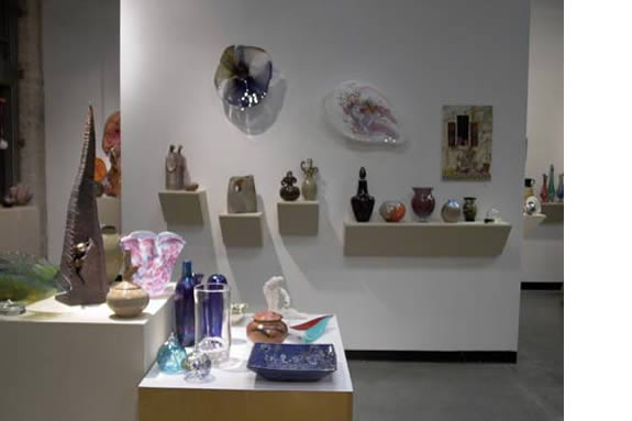 Work from the 2005 ceramics show.