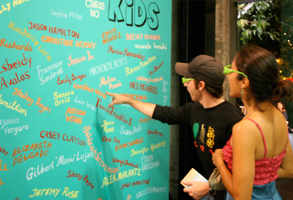 A wall of names of comeback kids.