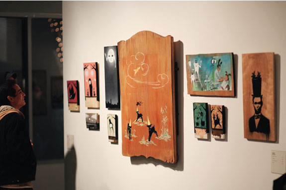 illustrations on wood