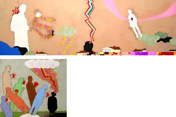 Easy Action, Multi media work, figures in different states