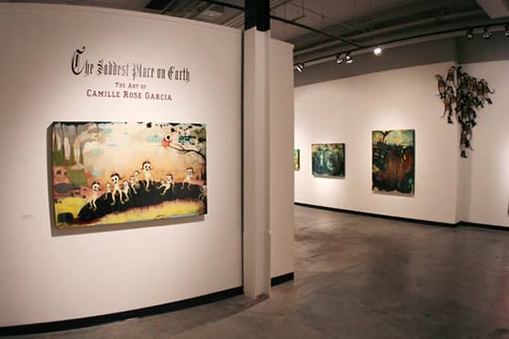 Installation shot of paintings (garcia,2005)