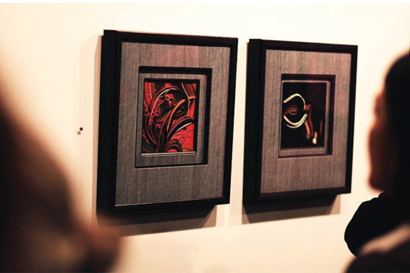 Two paintings from the Gokhman Exhibition.