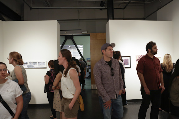 Visitors attending a show at GCAC.