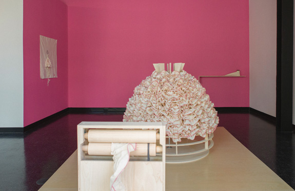 A dress-like installation from Saskia Jorda