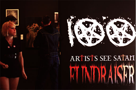 The Artists see satan fundraiser.