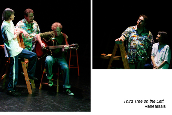 Rehearsal for "Third Tree on the Left"
