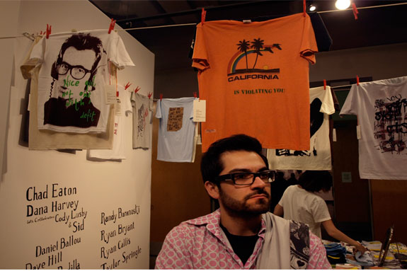 screen printing t-shirts show