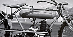 black and white photo of bike, (Von Dutch: An American Original)