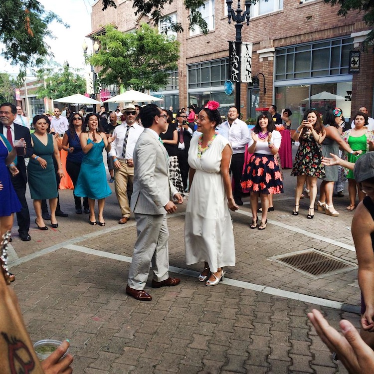 an event on our 2nd Street plaza