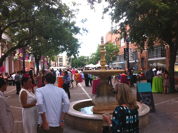 an event on our 2nd Street plaza