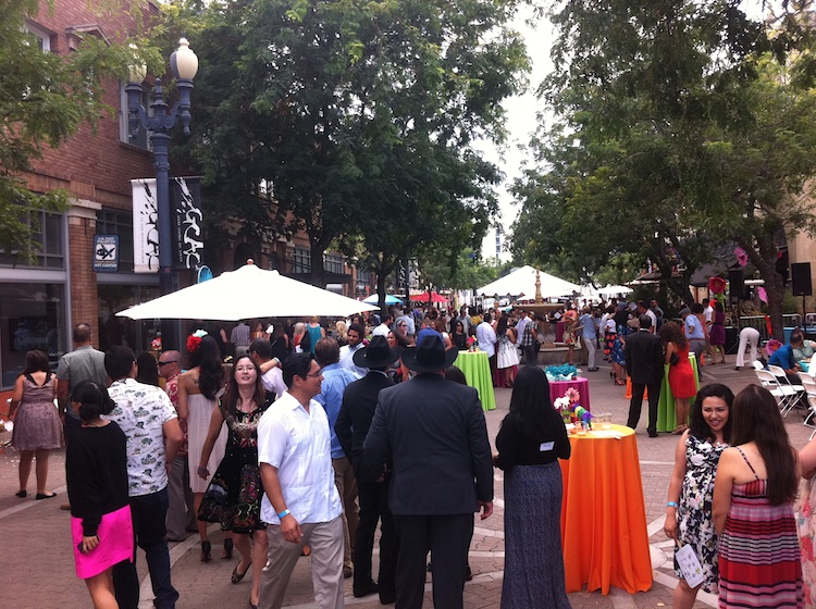 an event on our 2nd Street plaza