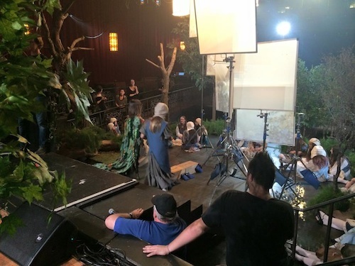 Cast and crew during day two of Vireo taping
