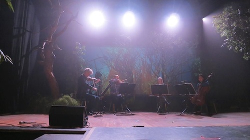 Kronos Quartet performs during day two of Vireo taping