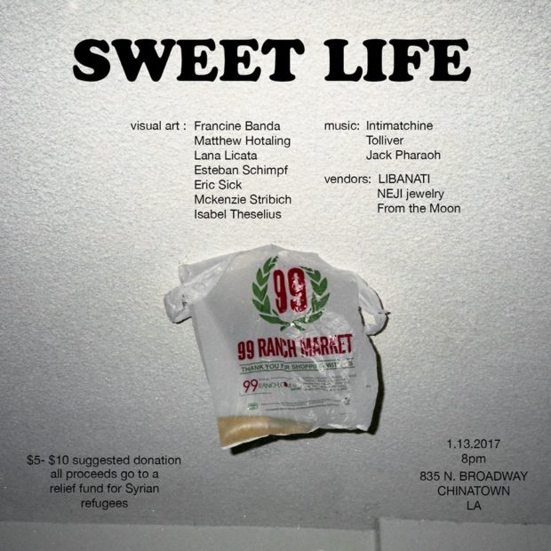 Sweet Life event flyer.