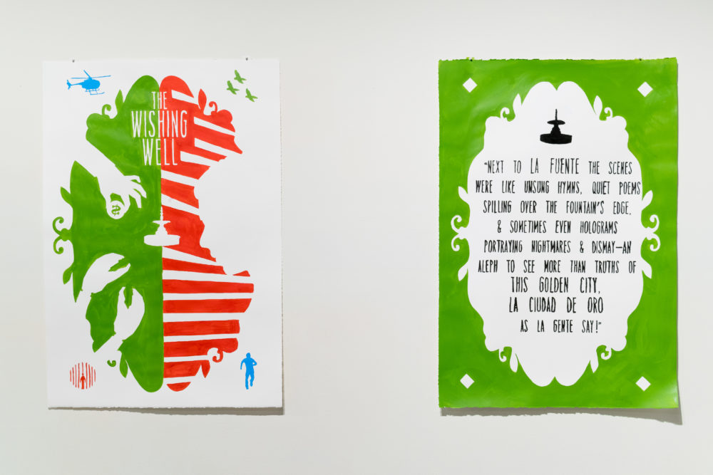 installation shots from "santana fairy tales"