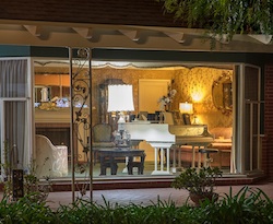 Photograph of the interior of a home 